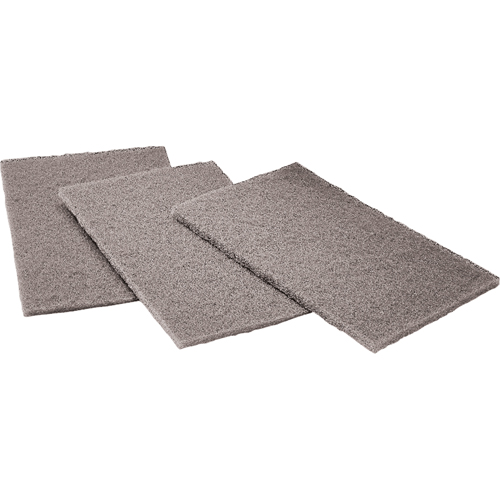 Tampons manuels Scotch-Brite, Carbure de silicium, 6" x 9", Grain Moyen GTA Hardware Inc
