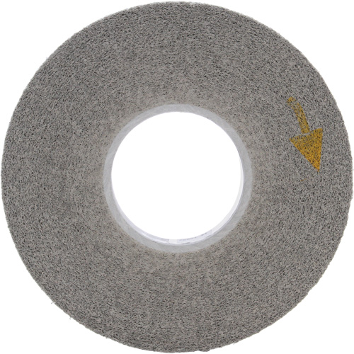 Meule d'&eacute;barbage EXL Scotch-Brite, 8" x 1", Arbre de 3"-8, 1, Oxyde d'aluminium GTA Hardware Inc