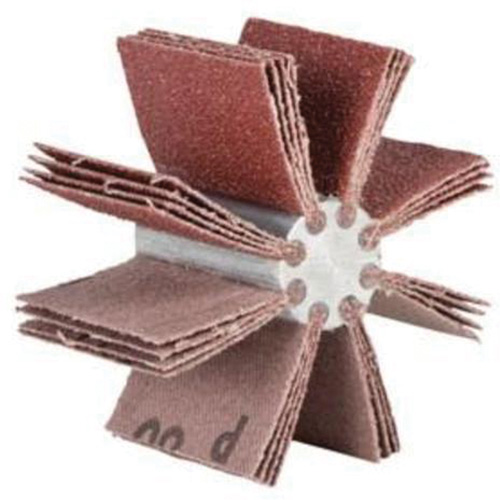 Plain Flap B-825 Bore Polisher, Aluminum Oxide, 120 Grit, 5-3/4" x 1-1/2" x GTA Hardware Inc