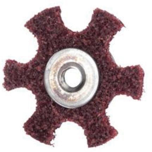 Abrasotex Surface Preparation Star, 4" Dia., Medium Grit, Aluminum Oxide GTA Hardware Inc