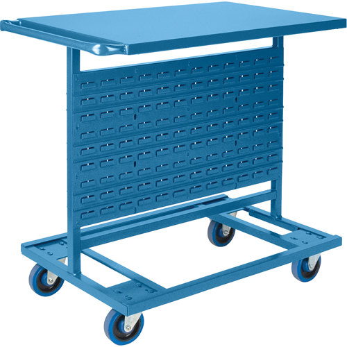 Chariots porte-contenants - Chariot seulement, &agrave; deux c&ocirc;t&eacute;s, 24" la x 38-1/2" p x 36-1/2" h GTA Hardware Inc