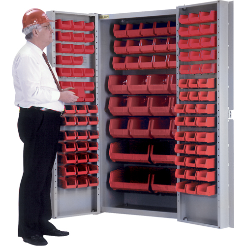 Armoire &agrave; combinaison avec porte creuse, 38" la x 24" p x 72" h, 36 tablettes GTA Hardware Inc