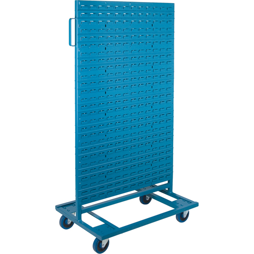 Mobile Bin Racks - Double Sided, 0 Bins, 36" W x 24" D x 67-1/2" H GTA Hardware Inc