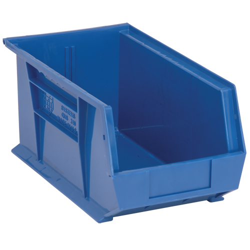 Bacs ultra empilable & suspendable, 8-1/4" la, 7" h x 14-3/4" p, Bleu GTA Hardware Inc