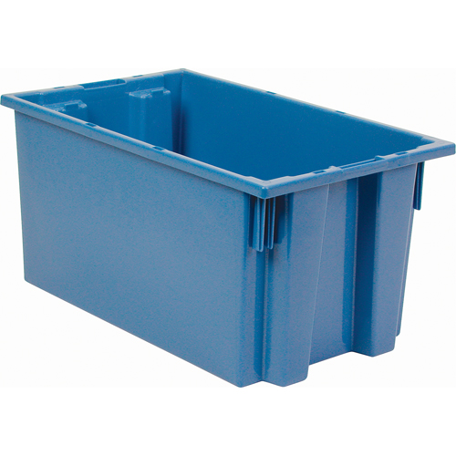 Contenants Stack & Nest, 9" x 18" x 11", Bleu GTA Hardware Inc
