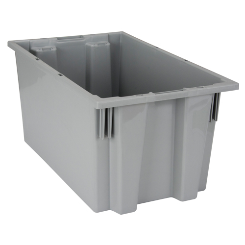 Contenants Stack & Nest, 9" x 18" x 11", Gris GTA Hardware Inc