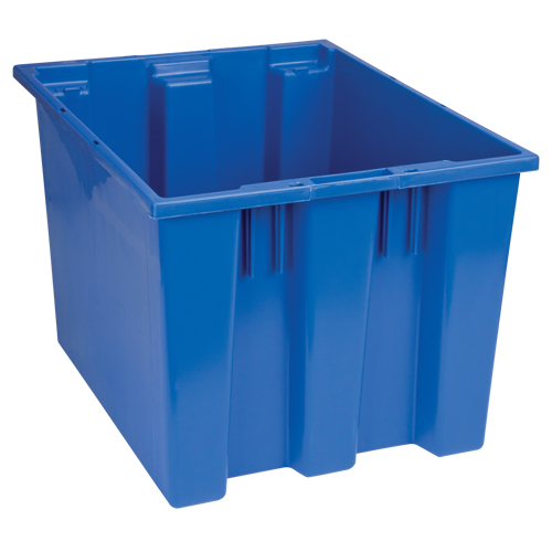 Contenants Stack & Nest, 13" x 19,5" x 15,5", Bleu GTA Hardware Inc