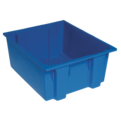 Contenants Stack & Nest, 10" x 23,5" x 19,5", Bleu GTA Hardware Inc