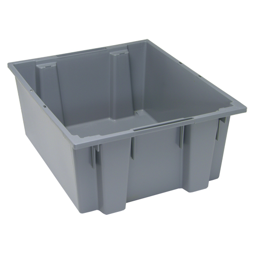 Contenants Stack & Nest, 10" x 23,5" x 19,5", Gris GTA Hardware Inc