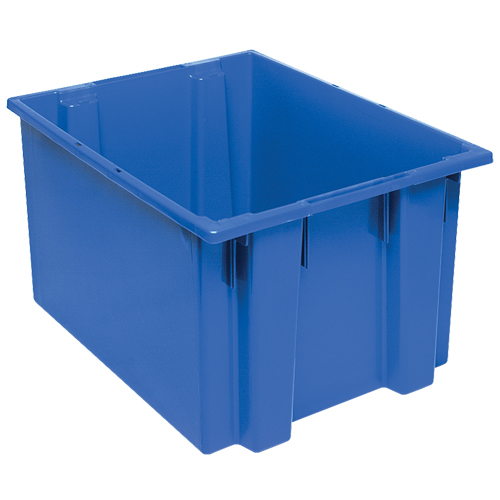 Contenants Stack & Nest, 13" x 23,5" x 19,5", Bleu GTA Hardware Inc