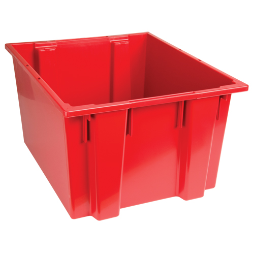 Stack & Nest Totes, 13" x 23.5" x 19.5", Red GTA Hardware Inc