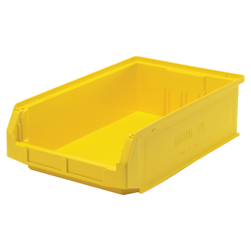 Contenants g&eacute;ants empilables, 12,375" la x 19,75" p x 5,875" h, Jaune GTA Hardware Inc