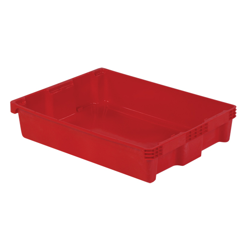 Contenants Stack-N-Nest Polylewton, 6,1" x 29,6" x 22,4", Rouge GTA Hardware Inc