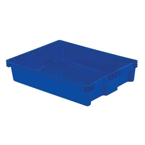 Contenants Stack-N-Nest Polylewton, 6,1" x 29,6" x 22,4", Bleu GTA Hardware Inc