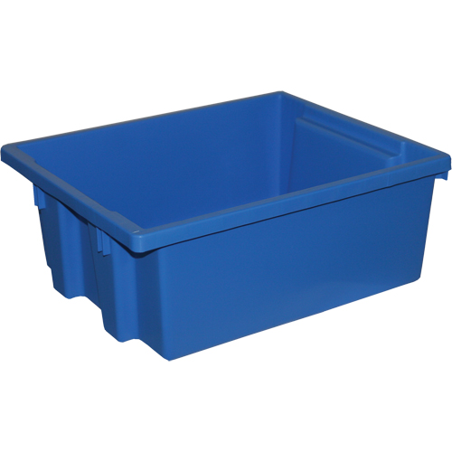 Stack-N-Nest&reg; Storage Bins, 6" x 15.25" x 12.25", Blue GTA Hardware Inc