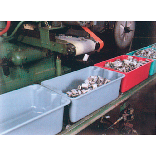 Stack-N-Nest&reg; Plexton Containers, 16.9" W x 30.6" D x 11.1" H, Grey GTA Hardware Inc