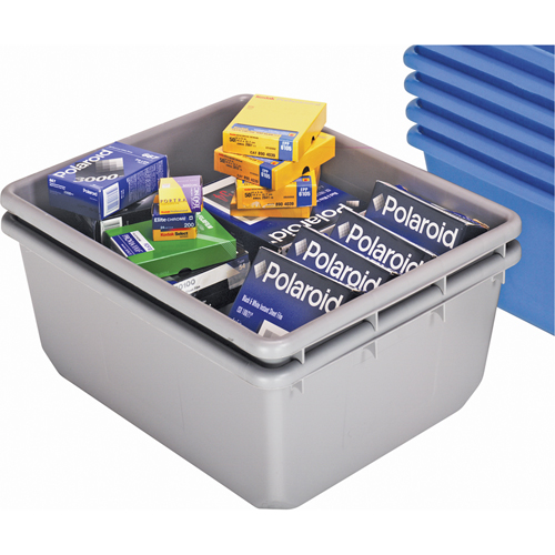 QuanTub Nesting Totes, 19" W x 24-1/2" D x 9.5" H, Grey GTA Hardware Inc