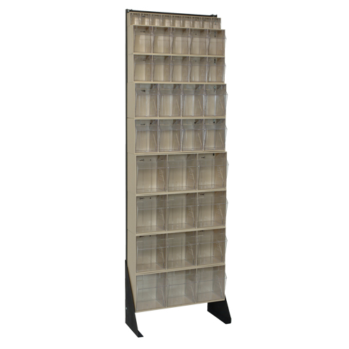 Tip-Out Bins Stand, 23-5/8" W x 8" D x 75" H, 36 Drawers GTA Hardware Inc