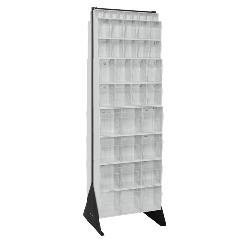 Tip-Out Bins Stand, 23-5/8" W x 16" D x 75" H, 72 Drawers GTA Hardware Inc