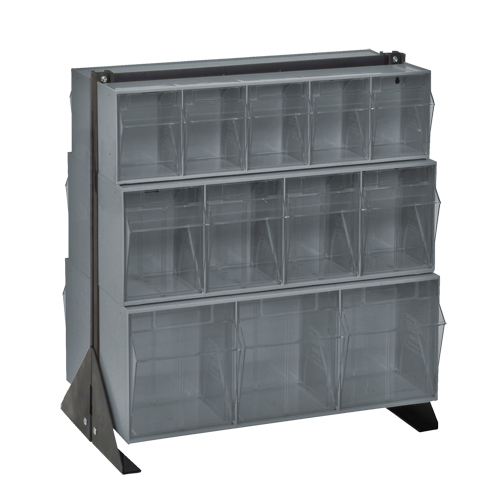 Tip-Out Bins Stand, 23-5/8" W x 16" D x 28" H, 24 Drawers GTA Hardware Inc