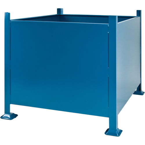 Bulk Stacking Containers, 30" H x 34.5" W x 40.5" D, 3500 lbs. Capacity GTA Hardware Inc