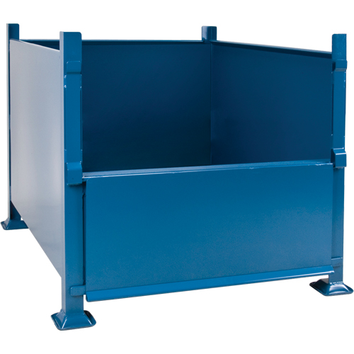 Contenants de vrac empilables, 30" ha x 40,5" la x 48,5" p, Capacit&eacute; de 3500 lb GTA Hardware Inc