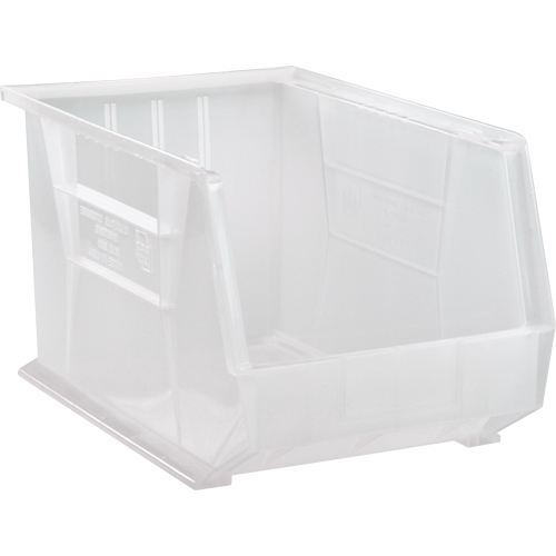 Bac transparent ultra empilable & suspendable, 11" la, 10" h x 18" p, Transparent GTA Hardware Inc