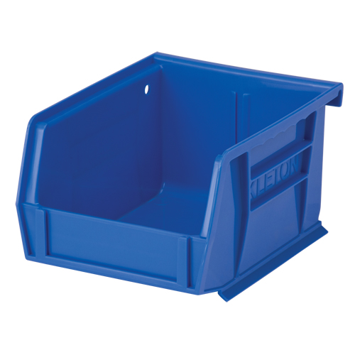 Stack & Hang Bin, 4-1/8" W x 3" H x 5-3/8" D, Blue GTA Hardware Inc