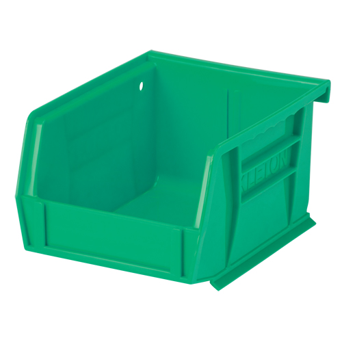 Stack & Hang Bin, 4-1/8" W x 3" H x 5-3/8" D, Green GTA Hardware Inc