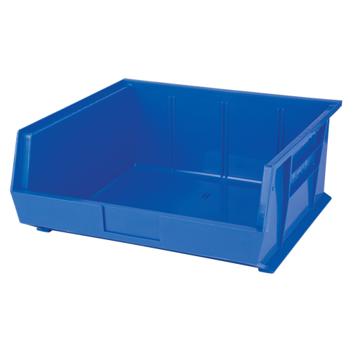 Stack & Hang Bin, 16-1/2" W x 7" H x 14-3/4" D, Blue GTA Hardware Inc