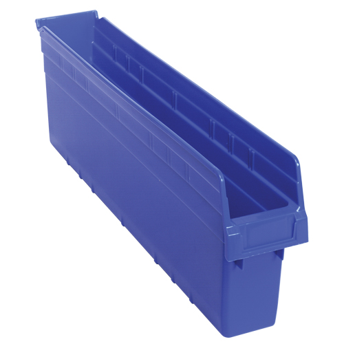 Bacs pour &eacute;tag&egrave;re Store-Max, 4-3/8" la x 8" H x 23-5/8" p, Bleu, Capacit&eacute; 68 lb GTA Hardware Inc