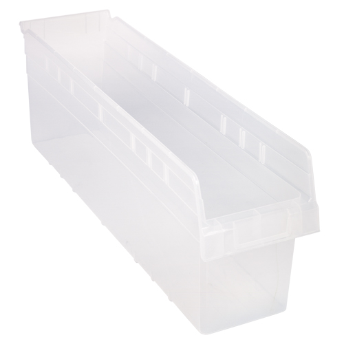 Bacs pour &eacute;tag&egrave;re Store-Max, 6-5/8" la x 8" H x 23-5/8" p, Transparent, Capacit&eacute; 68 lb GTA Hardware Inc