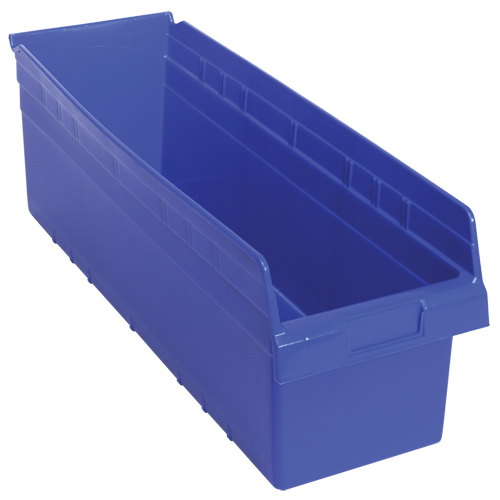Bacs pour &eacute;tag&egrave;re Store-Max, 8-3/8" la x 8" H x 23-5/8" p, Bleu, Capacit&eacute; 68 lb GTA Hardware Inc