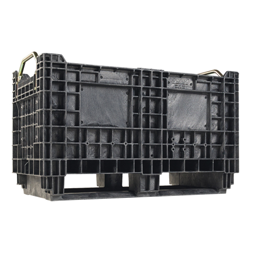Heavy-Duty BulkTote&reg; Container, 30" L x 16" W x 19.2" H, Black GTA Hardware Inc