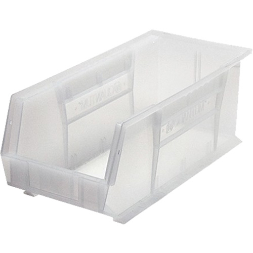 Bacs ultra empilable & suspendable, 8-1/4" la, 7" h x 18" p, Transparent GTA Hardware Inc