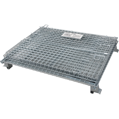Collapsible Wire Container, 48" W x 40" D x 36" H, 4000 lbs. Capacity GTA Hardware Inc