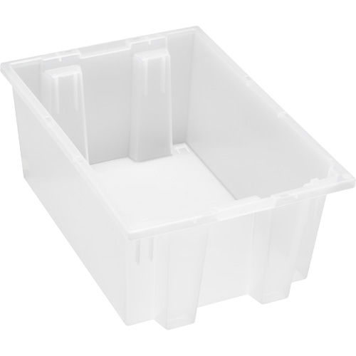 Contenant robuste Stack & Nest, 8" x 13,5" x 19,5", Transparent GTA Hardware Inc
