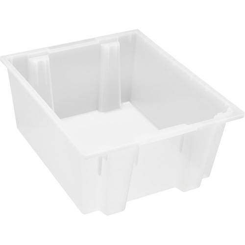 Contenant robuste Stack & Nest, 10" x 19,5" x 23,5", Transparent GTA Hardware Inc