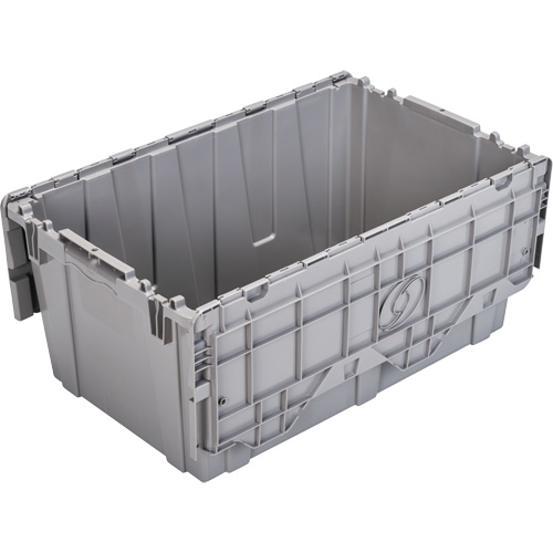 FP243C FliPak Nestable Tote, 26.9" x 16.9" x 12.1", Grey GTA Hardware Inc