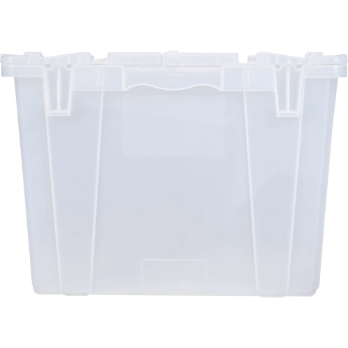 FP243C FliPak Nestable Tote, 26.9" x 16.9" x 12.1", Clear GTA Hardware Inc