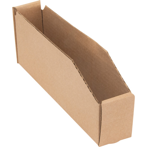 Boîtes profondes en carton ondul&eacute;, 1-15/16" la x 11-1/4" p x 4-1/2" h, Beige GTA Hardware Inc