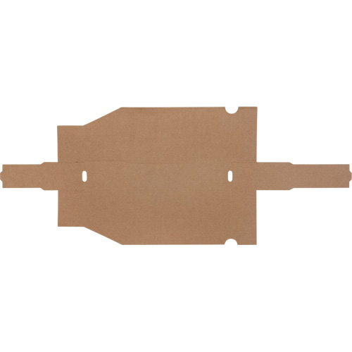 Boîtes profondes en carton ondul&eacute;, 1-15/16" la x 11-1/4" p x 4-1/2" h, Beige GTA Hardware Inc