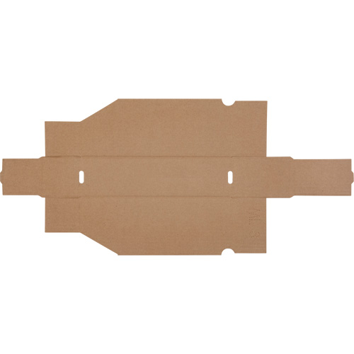 Boîtes profondes en carton ondul&eacute;, 2-7/8" la x 11-1/4" p x 4-1/2" h, Beige GTA Hardware Inc
