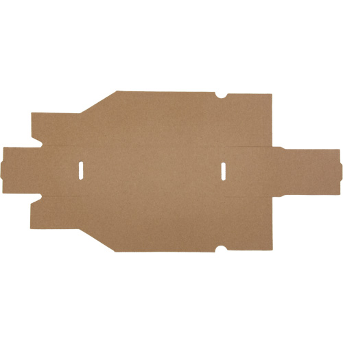 Boîtes profondes en carton ondul&eacute;, 3-3/4" la x 11-1/4" p x 4-1/2" h, Beige GTA Hardware Inc