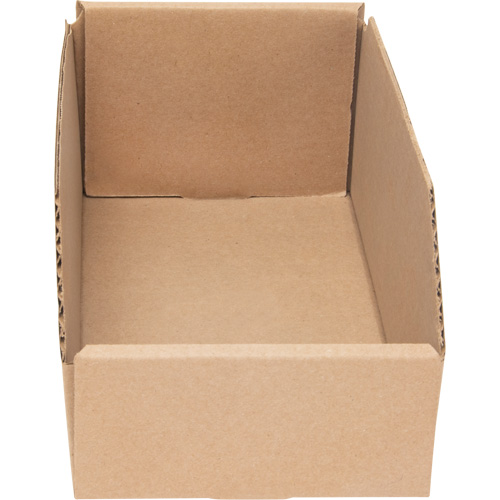 Boîtes profondes en carton ondul&eacute;, 5-3/4" la x 11-1/4" p x 4-1/2" h, Beige GTA Hardware Inc