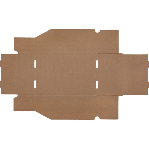 Boîtes profondes en carton ondul&eacute;, 7-5/8" la x 11-5/16" p x 4-1/2" h, Beige GTA Hardware Inc