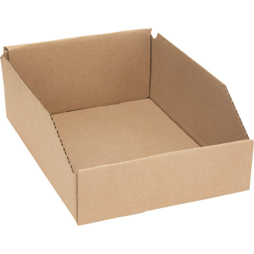 Boîtes profondes en carton ondul&eacute;, 8-3/4" la x 11-1/4" p x 4-1/2" h, Beige GTA Hardware Inc