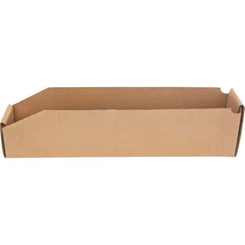 Boîtes profondes en carton ondul&eacute;, 1-7/8" la x 17-1/8" p x 4-1/2" h, Beige GTA Hardware Inc