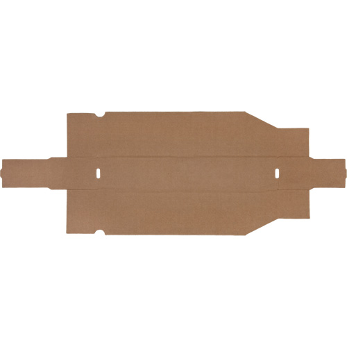 Boîtes profondes en carton ondul&eacute;, 1-7/8" la x 17-1/8" p x 4-1/2" h, Beige GTA Hardware Inc