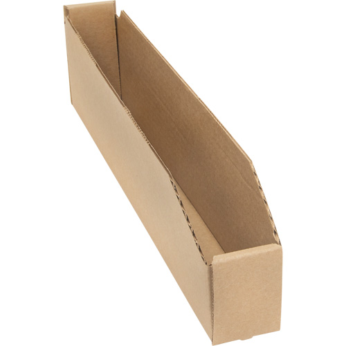 Boîtes profondes en carton ondul&eacute;, 2-7/8" la x 17-1/4" p x 4-1/2" h, Beige GTA Hardware Inc